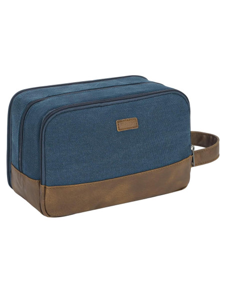 Bolsa de Aseo de Viaje WANDF Azul Resistente al Agua 24.9x13x16cm