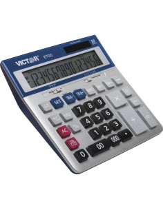 Calculadora de Escritorio Victor 6700, 16 Dígitos, Diseño Metálico 2