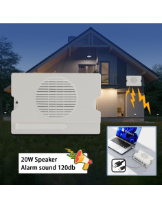 Alarma de Voz Industrial JRGKJCP JR-Y5610 20W 12V 2