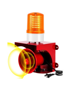 Alarma de Sirena Industrial Saladulce 120dB IP55 para Exteriores