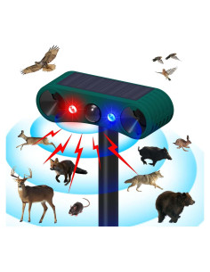 Alarma Solar de Movimiento LAFEINA 129dB Luz Estroboscópica