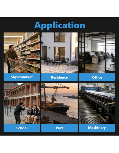 Alarma Sirena Industrial Saladulce 120dB IP65 con Luz Estroboscópica