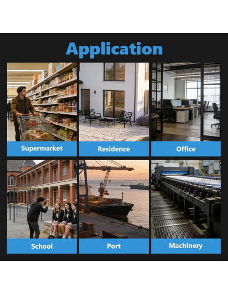 Alarma Sirena Industrial Saladulce 120dB IP65 con Luz Estroboscópica