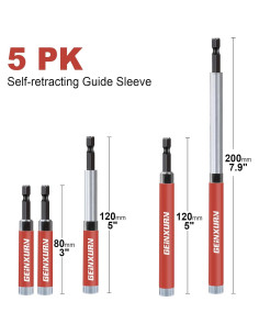 5 Piezas Soporte de Broca Magnético GEINXURN GSLB005 2