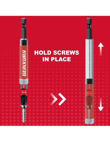 5 Piezas Soporte de Broca Magnético GEINXURN GSLB005