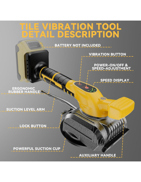 Máquina de Nivelación de Azulejos Samvinor 21V Inalámbrica