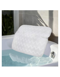 Almohada de Baño Genérico Antideslizante Malla 3D 38x28 cm