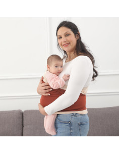 Portabebés Kloovete Envoltura para Recién Nacidos hasta 15.88 kg 2