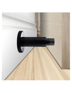 Tope de puerta ajustable TOPTAKE acero inoxidable 304 negro