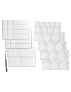 Cinta de Montaje Doble Cara Wensskku 96PCS 20.6x14.6cm