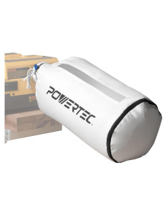 Bolsa de polvo POWERTEC 30 micrones con abrazadera 4"