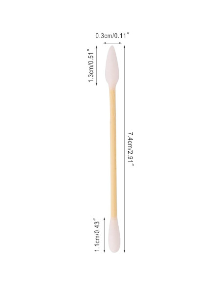 Hisopos de Algodón de Bambú Ecológicos Yoseng - 100 Piezas