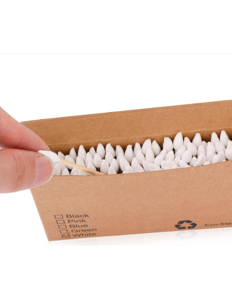 Hisopos de Algodón de Bambú Ecológicos Yoseng - 100 Piezas