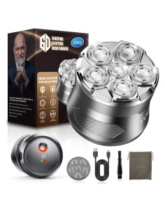 Afeitadora eléctrica VOVO BS-8002A 6D para cabeza y cara