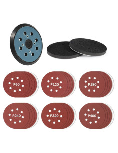 Pad de Lijado 5" DeWalt DWE6423 Juego 43PCS Granos 60-800