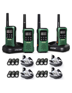 Walkie Talkies GOCOM G9 Impermeables Flotantes 4 Unidades