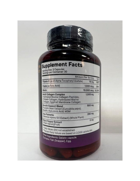 Suplemento de Biotina 10000mcg Nueva Era - 180 Cápsulas