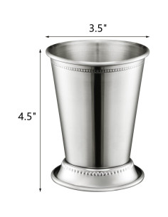 Juego de 2 Copas de Julepe de Menta ZEAYEA Acero Inoxidable 355 ml 2