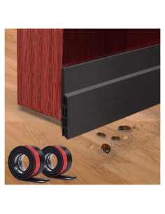 2PC Tapón de Draft de Silicona para Puerta 99 cm Aislamiento Acústico