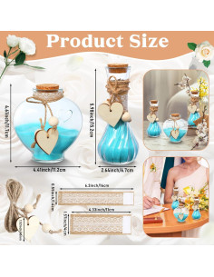 Conjunto de Ceremonia de Arena de Unidad Layhit - 3 Piezas Vidrio 2