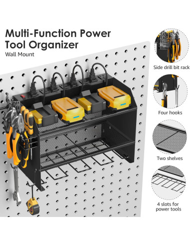 Organizador de Herramientas Eléctricas CCCEI con Estación de Carga