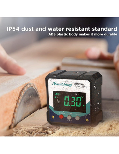 Medidor de Ángulo Digital SanLiang con Imán y Pantalla LCD