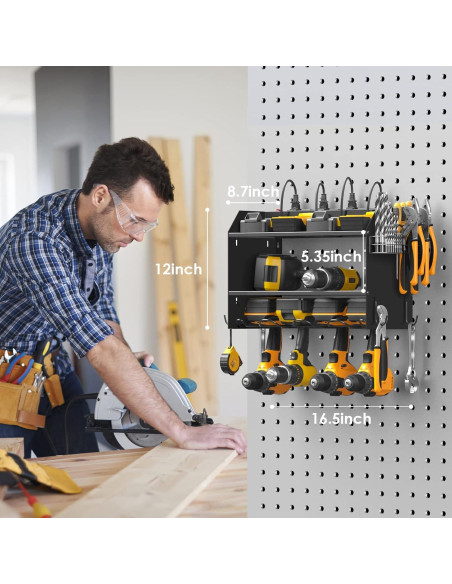 Organizador de Herramientas Eléctricas CCCEI con Estación de Carga Organizador de Herramientas Eléctricas CCCEI con Estación de Carga