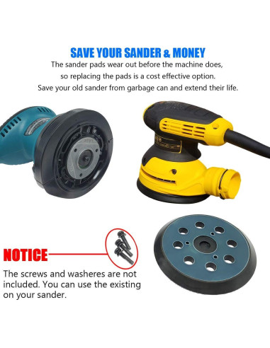 Almohadilla de Reemplazo 5" DeWalt D26451 DW423