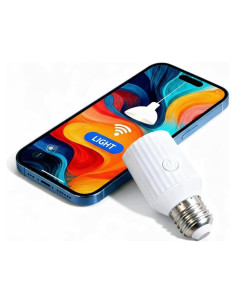 Adaptador de Enchufe Bombilla Inteligente LoraTap E26/E27 60W