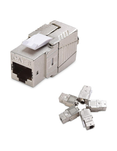 Jack Keystone RJ45 Cat 8 Blindado Cable Matters - Paquete de 5