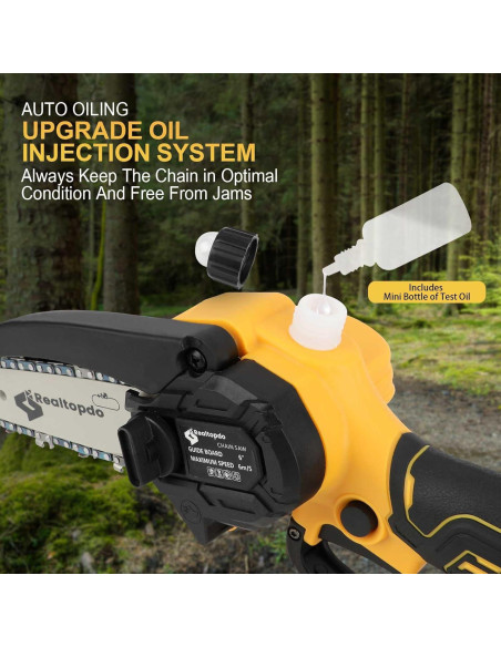 Motosierra eléctrica portátil 6" DeWalt 20V sin batería