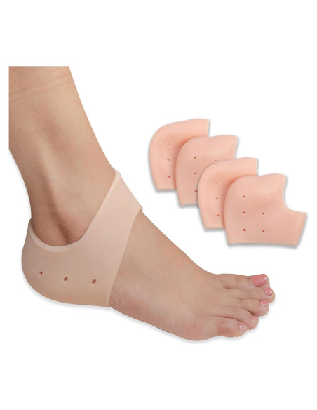 Protectores de Talones de Silicona Wonder Care - Paquete de 2