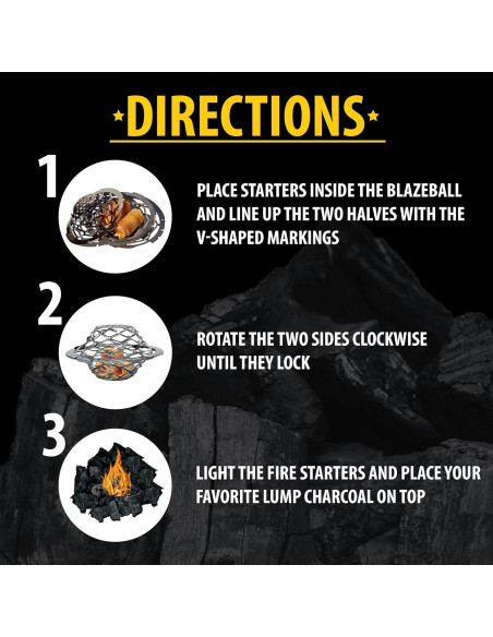 Accesorio Encendedor FOGO Blazaball para Parrillas y Fogatas