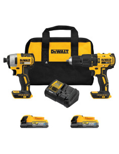 DEWALT Taladro y Destornillador de Impacto 20V MAX DCK274E2