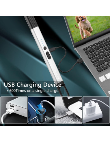 Encendedor Eléctrico MEIRUBY M-15 Recargable USB a Prueba de Viento