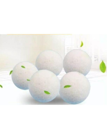 Bolas de Secado de Lana E 5 Piezas 5.08 cm Suavizante Natural