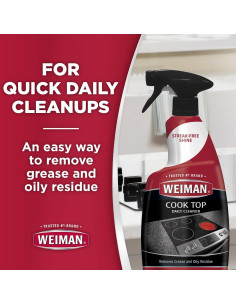 Limpiador y Pulidor Weiman para Estufas y Acero Inoxidable 22 oz 2