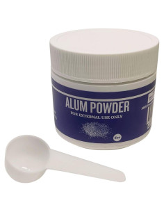 Polvo de Alumbre de Potasio 142g - Desodorante Natural G.B.S