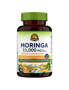 Cápsulas de Moringa Vitalitown 11g - 60 Unidades, Sin Cafeína