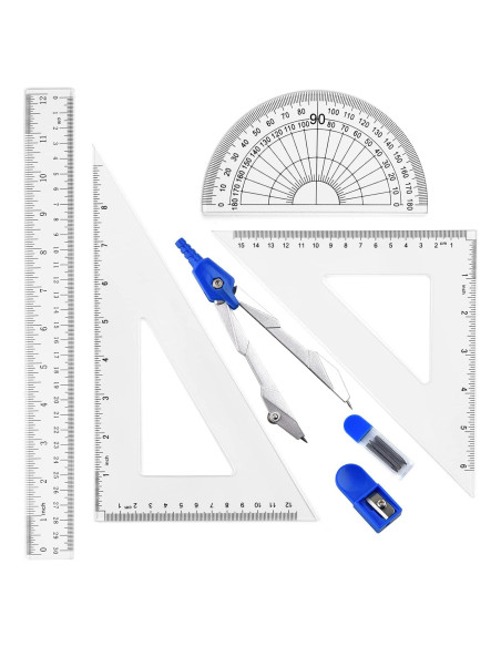 Juego de Herramientas de Geometría Coopay - 12 Pulgadas