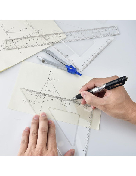 Juego de Herramientas de Geometría Coopay - 12 Pulgadas