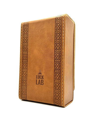 Funda de Tarot Luck Lab de Cuero Sintético Marrón - Estándar