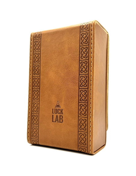 Funda de Tarot Luck Lab de Cuero Sintético Marrón - Estándar