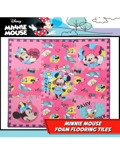Alfombra de Juego Interconectable Capelli Sport Minnie Mouse 0.84 m 2
