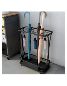 Soporte para Paraguas GeLive de Metal 31 Unidades 43.9x24.1x59.9cm