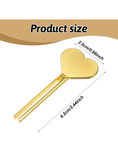 Exprimidor de Tubos de Metal Classicseali - 3 Piezas Corazón 2