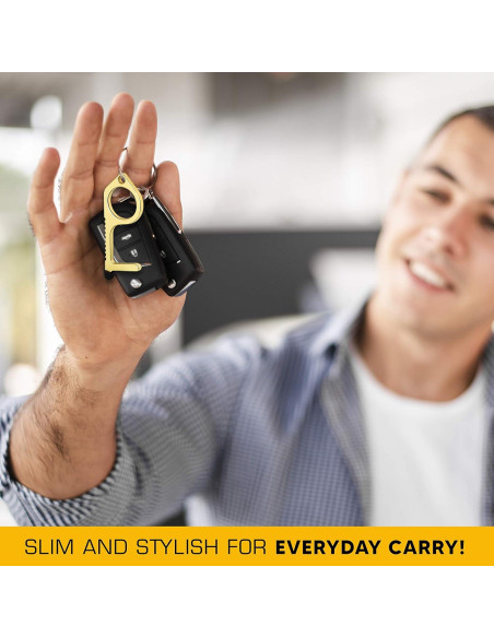 Abridor de Puerta de Llavero Mobi Lock de Latón - 3 Piezas