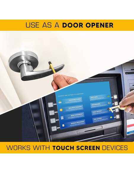 Abridor de Puerta de Llavero Mobi Lock de Latón - 3 Piezas