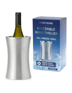 Enfriador de Vino Portátil JennLee Acero Inoxidable 750ml
