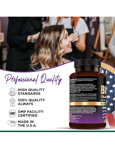 Suplemento de Biotina 10000mcg Nueva Era - 180 Cápsulas